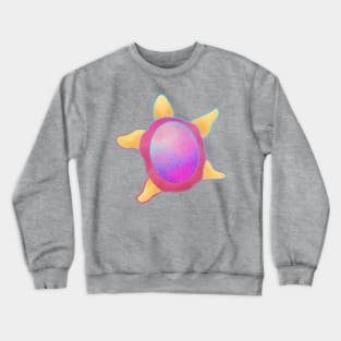 Pride Flag Space Turtle Pansexual Flag Crewneck Sweatshirt